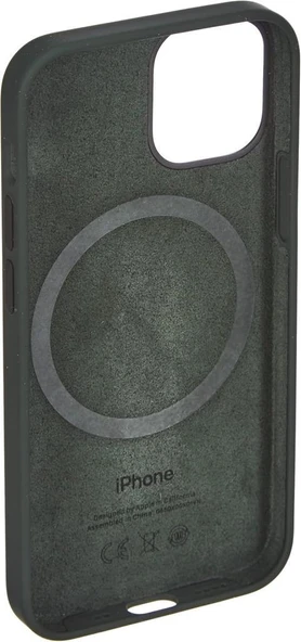 Apple iPhone 12 Mini için Magsafe Özellikli Silikon Kılıf - Kıbrıs Yeşili Outlet - 2