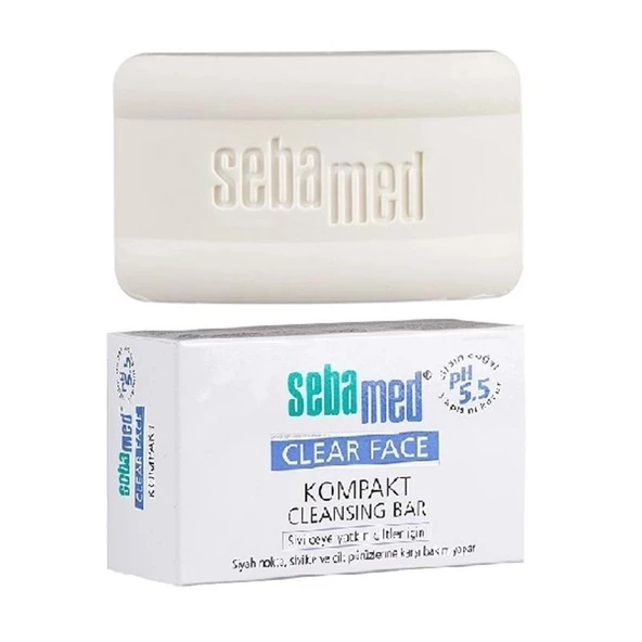 Sebamed Clear Face Kompakt Yüz Temizleme  Barı Sabun Sivilceye Yatkın Cilt 100GR (5 Li Set) - 6