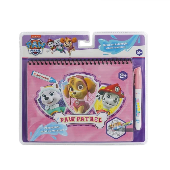 Nessiworld BK009 Paw PEtrol Sihirli Boyama Kitabı -Gepettoys - 2