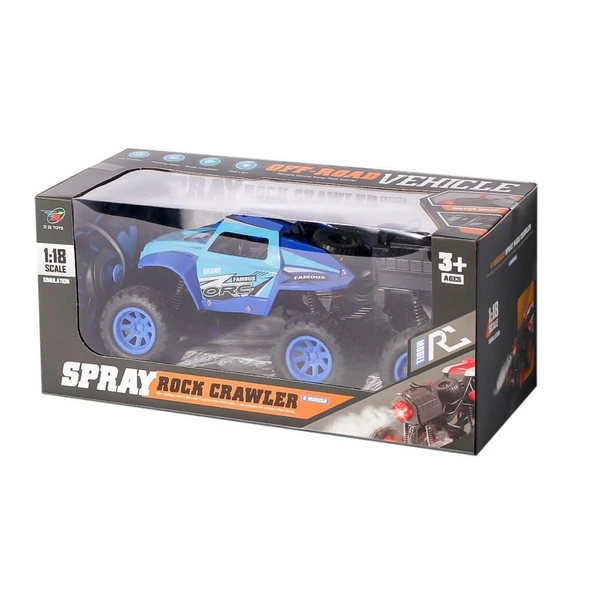 NessiWorld 299 Kumandalı Şarjlı Duman Atan Rock Crawler Araba 1:18 -Can Oyuncak - 2
