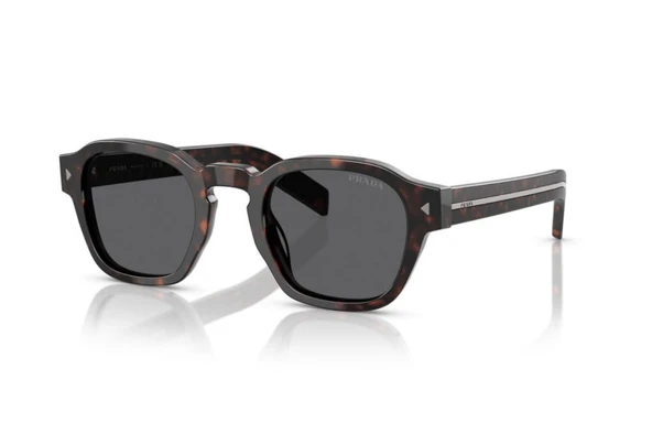 Prada Güneş Gözlüğü 0PR A16S 49 Ekartman 17N731 Tartaruga Radica Dark Grey - 6
