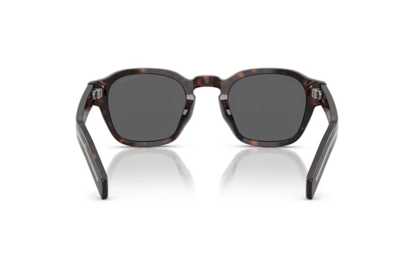 Prada Güneş Gözlüğü 0PR A16S 49 Ekartman 17N731 Tartaruga Radica Dark Grey - 2
