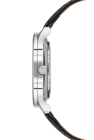 BABALAR GÜNÜNE ÖZEL SET - SAFİR CAM KLASİK SİYAH ERKEK KOL SAATİ NC31-2970125-AWL1 - Resim 3