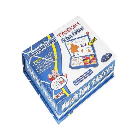 3445 MANYETİK TABLET TANGRAM EĞİTİM SETİ - 3