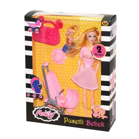 02426 Anlily Pusetli Bebek -Oydaş Oyuncak - 3