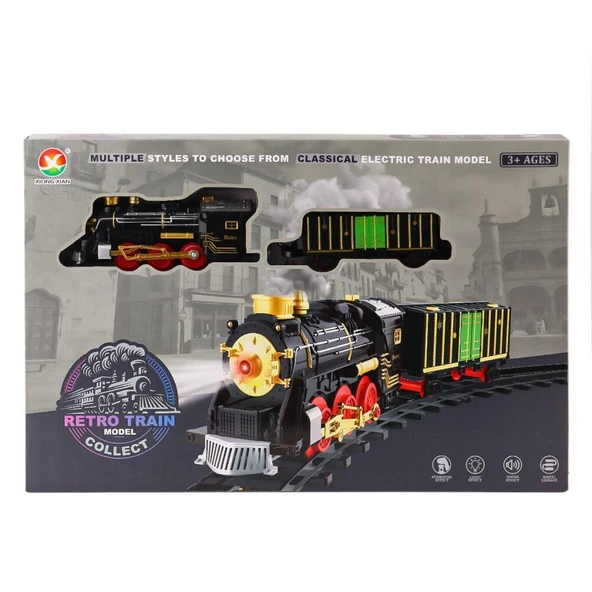 Nessiworld 699-69A Sesli Işıklı Şarjlı Dumanlı Tren Seti -Karsan Oyuncak - 1