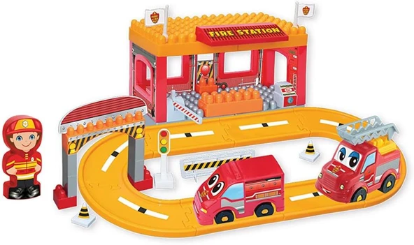 Dede Oyuncak İtfaiye Yol 47 Parça Seti 03323 - 5
