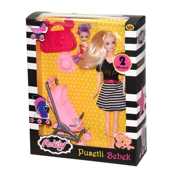 02426 Anlily Pusetli Bebek -Oydaş Oyuncak - 2