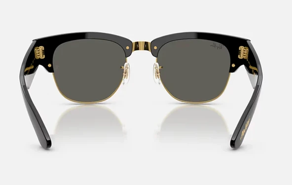 Ray-Ban Mega ClubMaster ASAP Rocky Özel Koleksiyon Güneş Gözlüğü 0RB0316S Black On Gold Dark Grey 53 Ekartman 6826J5 - 10
