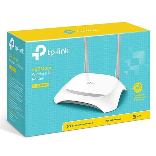 TP-Link TL-WR840N 4 Port 300 Mbps Router - 3