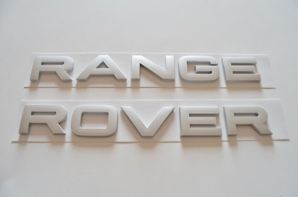 RANGE ROVER KAPUT YAZISI GRİ DAB000061 - DAB000071