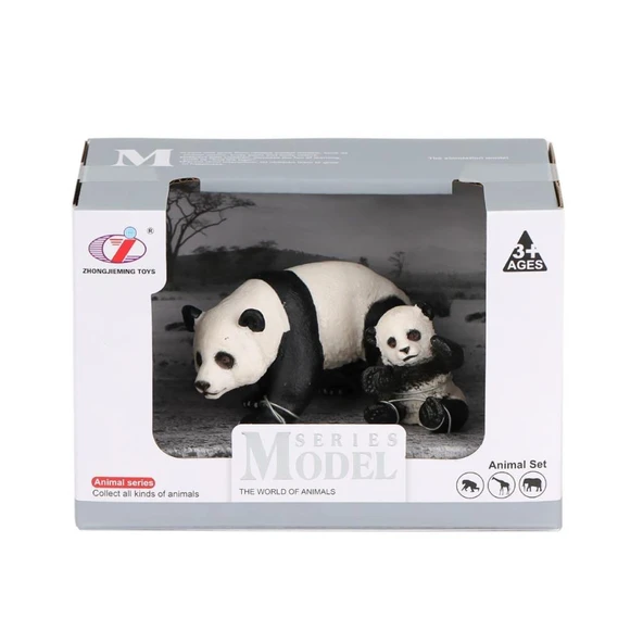 Nessiworld Q9899-A27 Panda Ailesi -Birliktoys - 1
