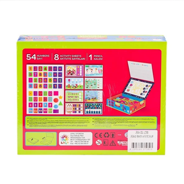 Nessiworld LC7980 Manyetik Aktivite Sayılar -Laçokids - 2