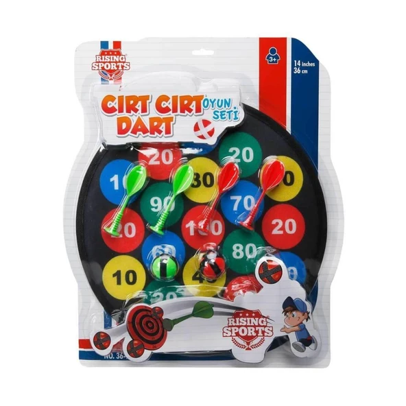 36789 Cırt Cırt Dart -  İğnesiz Dart Seti 36 cm - 2