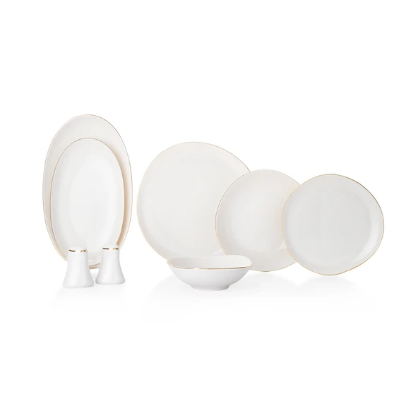 Schafer Ella Yemek Takımı 56 Parça-Altın - 4