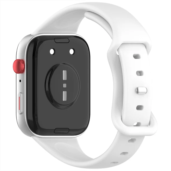 Huawei Watch Fit3 Fit 4 Fit 4 Pro İle Uyumlu İnce Ve Zarif Tasarım Silikon Kordon Kayış  Beyaz - 2