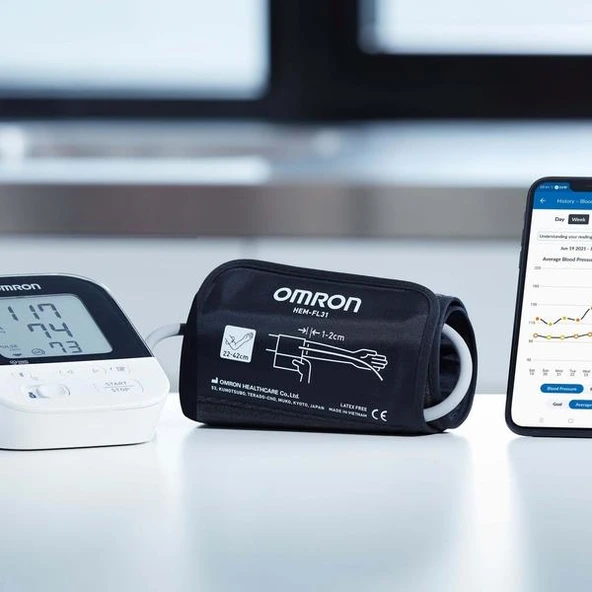 Omron M4 Intelli IT HEM-7155T-EBK Koldan Dijital Tansiyon Aleti - 5