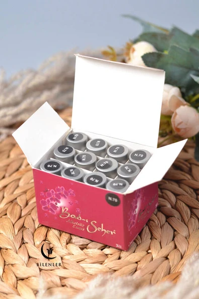 12’li Alkolsüz Fresh Esans Seti – 3 cc’lik Özel Şişelerde (N.70) - Resim 3