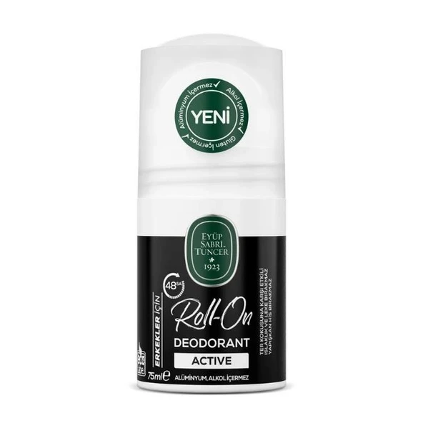 Eyüp Sabri Tuncer Roll On Deodorant Erkek İçin Active 75 ml - 1
