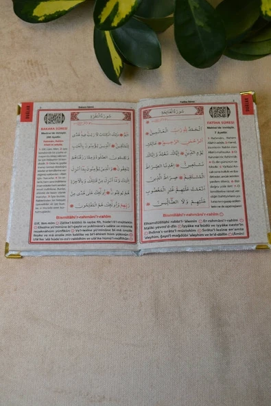 Kadife Kapaklı Allah Lafızlı Ekonomik Yasin Kitabı Bebe Mavisi - 12x17 cm, 80 Sayfa - Resim 4