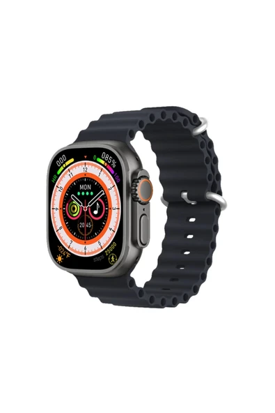 Ultra Akıllı Saat Spor Erkekler Kadınlar Nfc Bt Çağrı Kablosuz Şarj Apple Android Uyumlu - 1