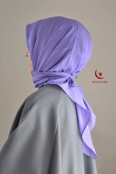 Bambu Kraş Eşarp Lila - Dört Mevsim- Yumuşak Dokulu ürün görseli