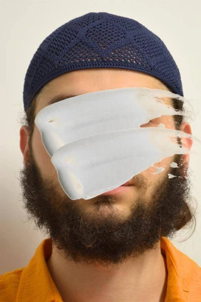 Erkek Örme Takke Lacivert  Hac ve Umre İçin İdeal Nefes Alabilir Standart Beden Takke ürün görseli