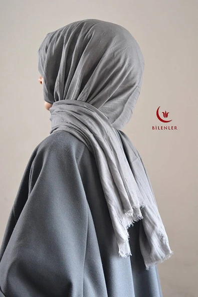 Bambu Kraş Şal Gri ürün görseli