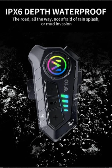 Y10 Kask Kulaklık Bluetooth Motosiklet Kulaklık 5,3 Bluetooth Intercom Motorsiklet Kulaklık - 4