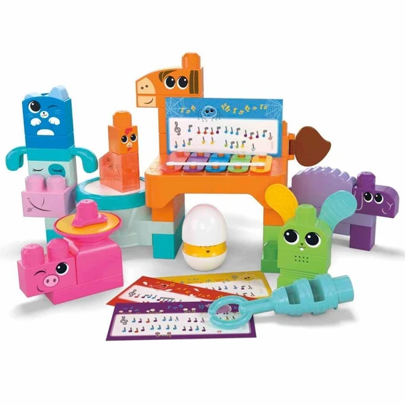 HPB46 Mega Bloks® Çiftlik Orkestrası 40 parça +1 yaş - Resim 2