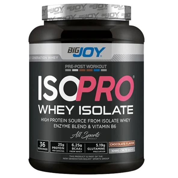 Bigjoy Sports Isopro Whey Isolate Çikolata 1098g 36 Servis