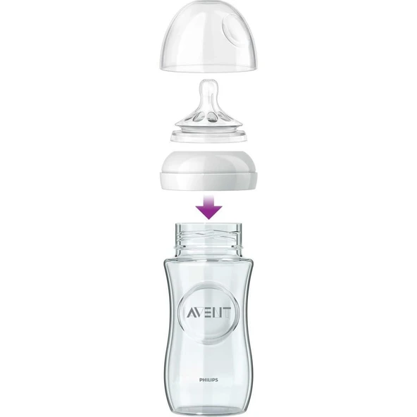 Nessiworld   Avent Natural Cam Biberon 240ml SCF053/17 - 5