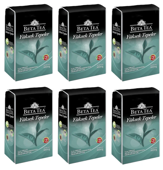 Beta Tea Yüksek Tepeler Siyah Çay 6x1 Kg