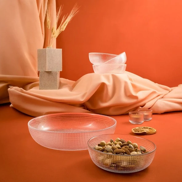 Fecra Loren 5'li Çerez Sunum Seti Natürel - 3