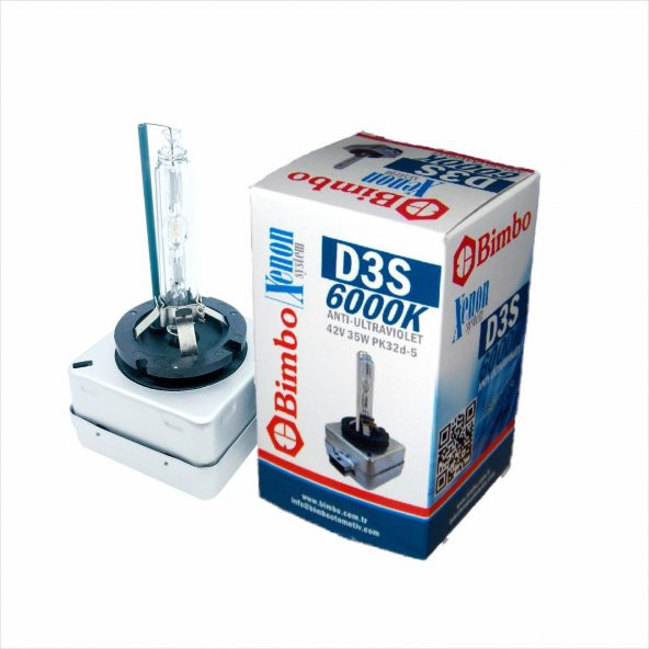 D3S 6000K XENON AMPUL ANTI-ULTRAVIOLET