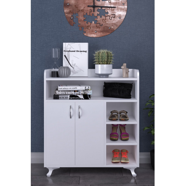 Aysimahome Verto Ayakkabılık Banyo Dolabı Mutfak Dolabı Çok Amaçlı Dolap - 3