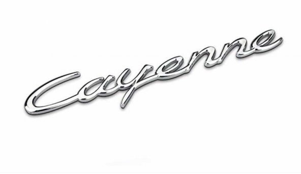 PORSCHE CAYENNE BAGAJ YAZISI KROM 958 559 675 01