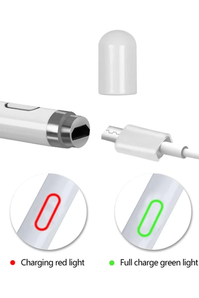Sensitivity Stylus Dokunmatik Kalem Çizim Ve Tasarım Tablet Kalemi Tüm Cihazlara Uyumlu 1.45mm Uç - 6