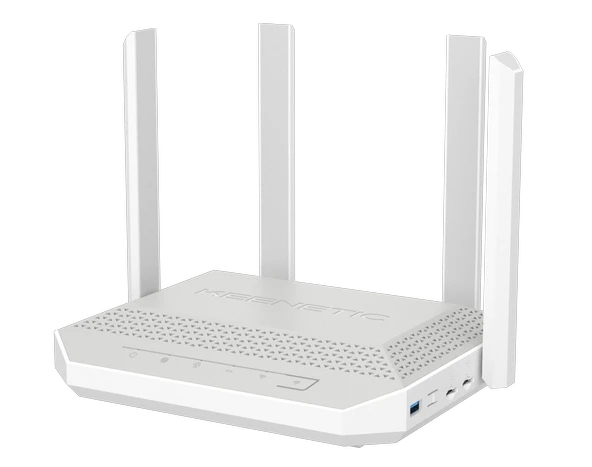 Keenetic Hopper 4G+ AX3000 Wi-Fi Mesh Fiber Router, Sim Kart Destekli 3G/4G/LTE Modem, Cat.6, 5x1Gbit/s, 2xSIM Slot, USB 3.0 KN-2312