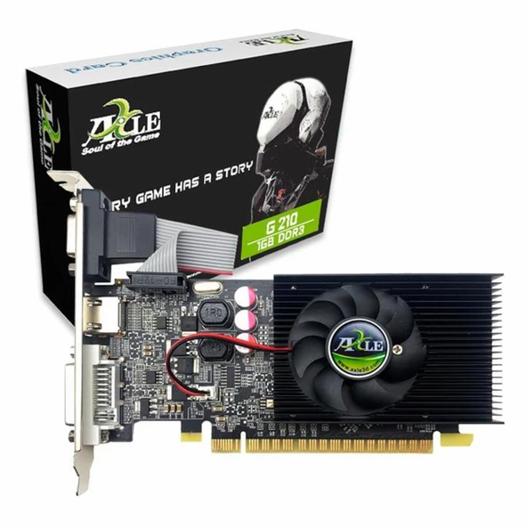 Axle GeForce 210 1GB DDR3 64Bit DVI/VGA/HDMI Ekran Kartı ürün görseli 1