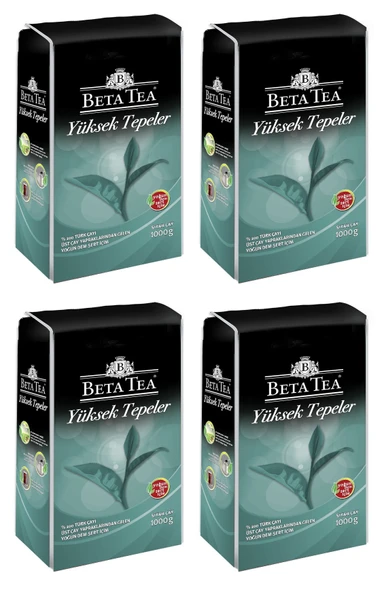 Beta Tea Yüksek Tepeler Siyah Çay 4x1 Kg