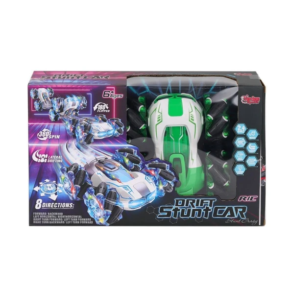 Nessiworld HG4-33 Kumandalı Müzikli Işıklı Drift Stuntu Akrobat Araba -Vardem - Resim 2