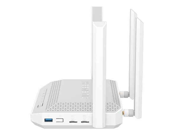 Keenetic Hopper 4G+ AX3000 Wi-Fi Mesh Fiber Router, Sim Kart Destekli 3G/4G/LTE Modem, Cat.6, 5x1Gbit/s, 2xSIM Slot, USB 3.0 KN-2312 - 3