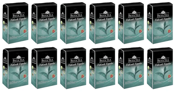Beta Tea Yüksek Tepeler Siyah Çay 12x1 Kg