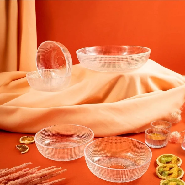 Fecra Loren 5'li Çerez Sunum Seti Natürel - 5