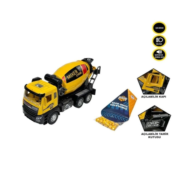 NessiWorld AA992-01ABÇekBırakIşıklıveSesli1:28KamyonEkskavatör/BetonMikseri - 3