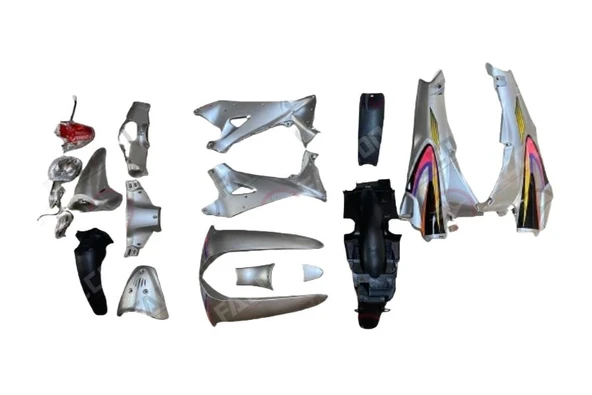 Motoran Torro Kaporta Seti Gri (Far Stop Dahil) ürün görseli 1