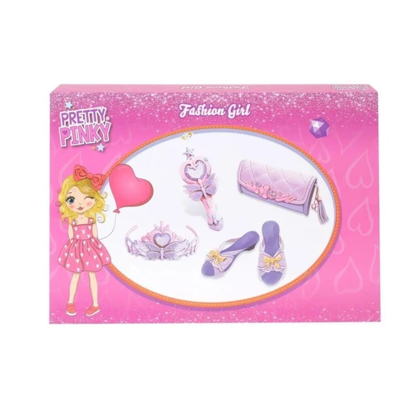 Nessiworld 4376 Pretty Pinky Kokoş Terlik Gözlük Tarak Set -Sunman - 3