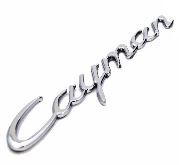 PORSCHE CAYMAN BAGAJ YAZISI KROM