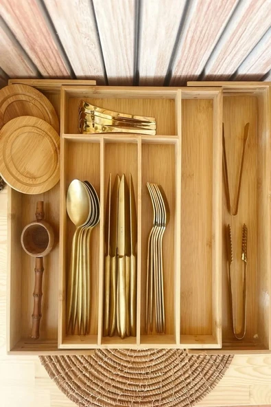 Ayarlanabilir Bambu Kaşıklık - 2
